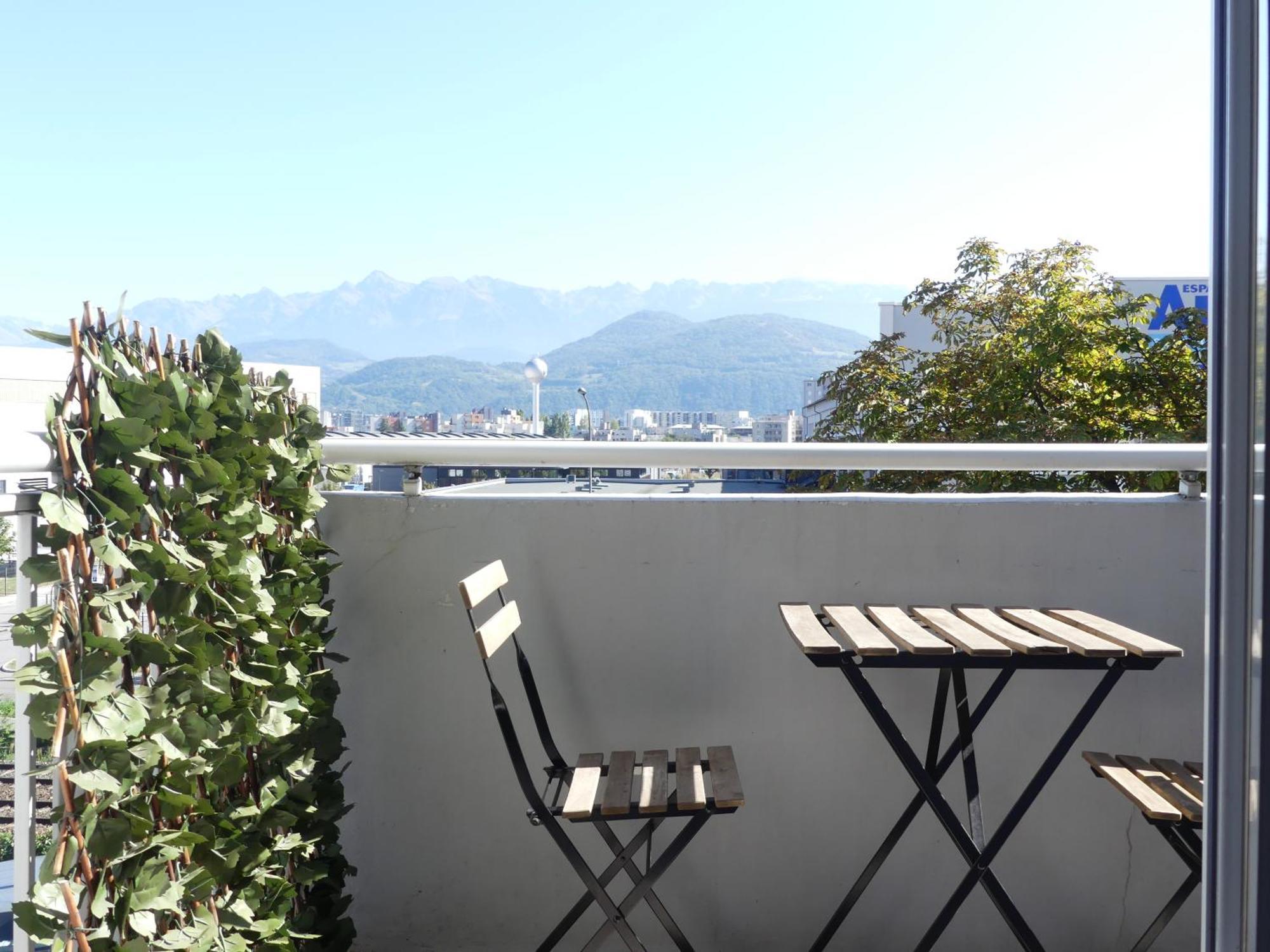 Superbe Duplex Avec Parking Gratuit Appartement Grenoble Buitenkant foto